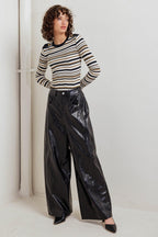 SWEET STRIPE MUSE SWEATER KNIT TOP Flying Tomato