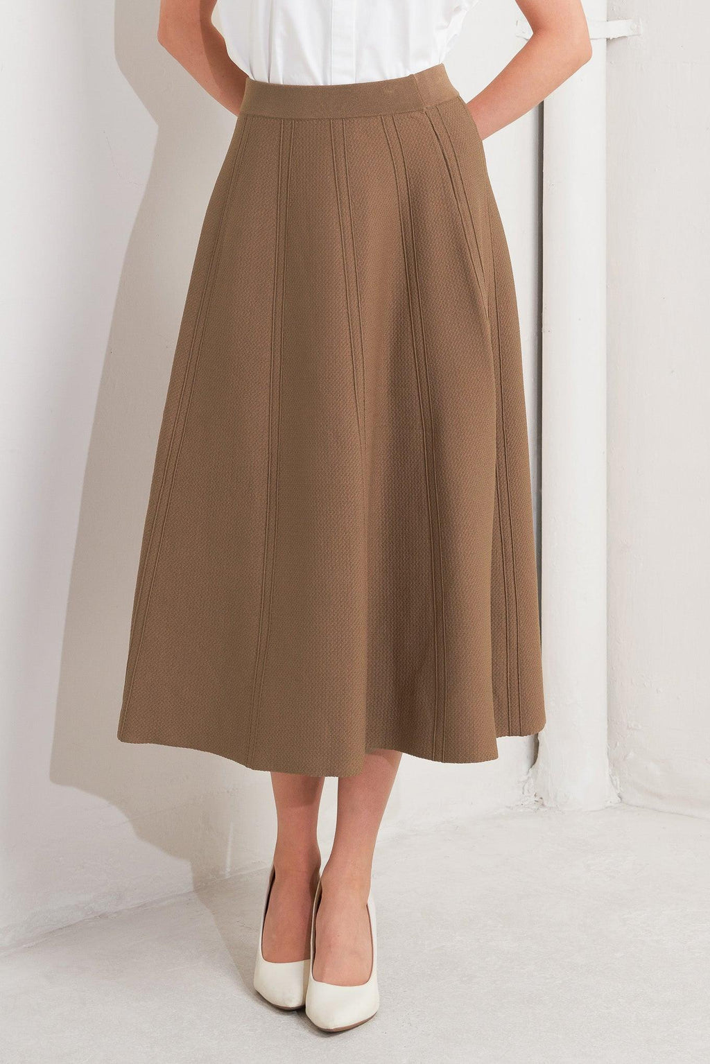 LATTE LANE SWEATER KNIT CIRCLE SKIRT Flying Tomato
