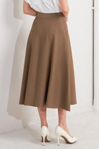 LATTE LANE SWEATER KNIT CIRCLE SKIRT Flying Tomato