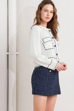 MONO FRAME SWEATER KNIT TOP Flying Tomato