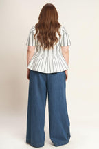 EVENING RUSTLE JACQUARD SWEATER TOP Flying Tomato
