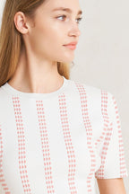 EVENING RUSTLE JACQUARD SWEATER TOP Flying Tomato