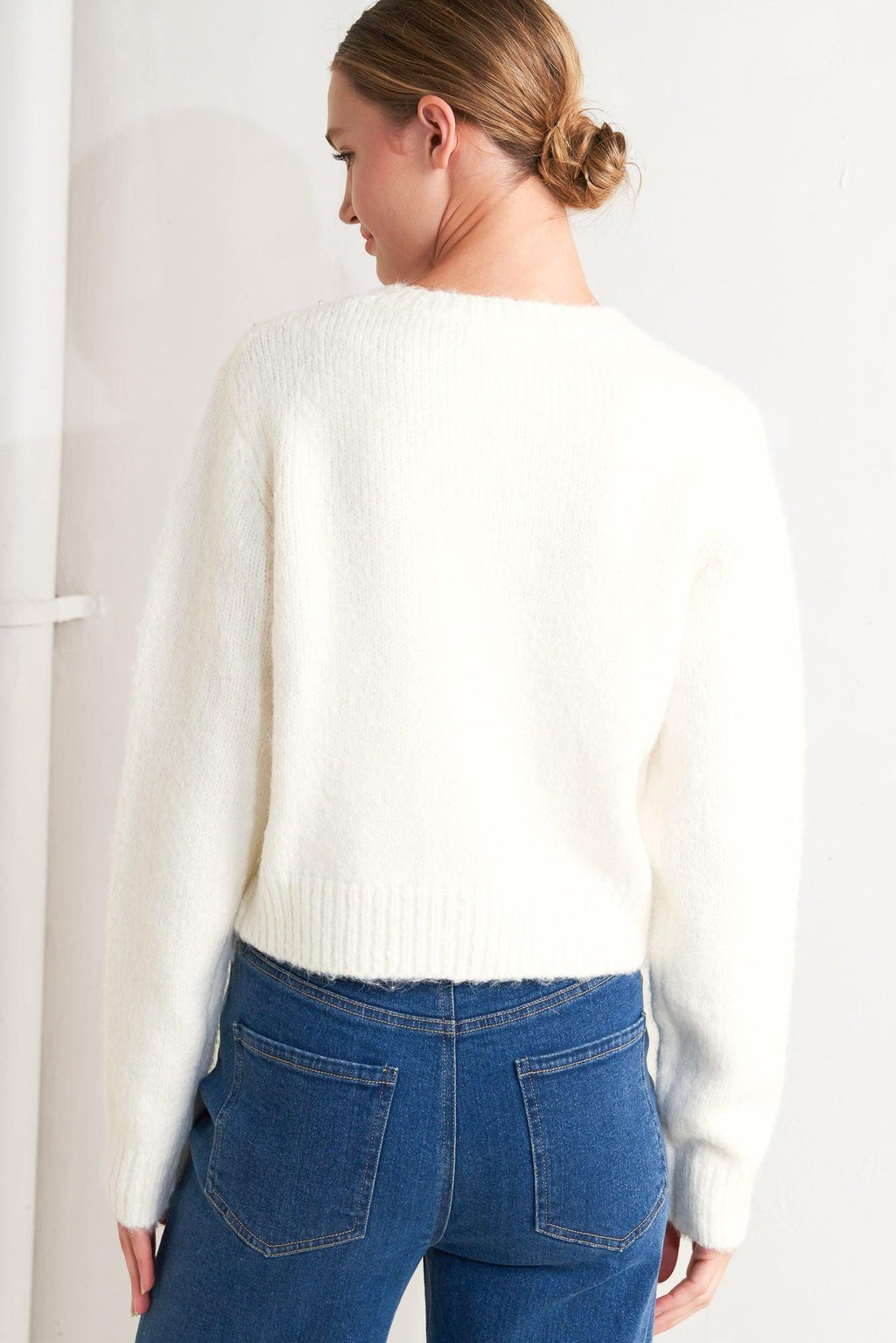 ANGEL TOUCH SWEATER KNIT CARDIGAN Flying Tomato