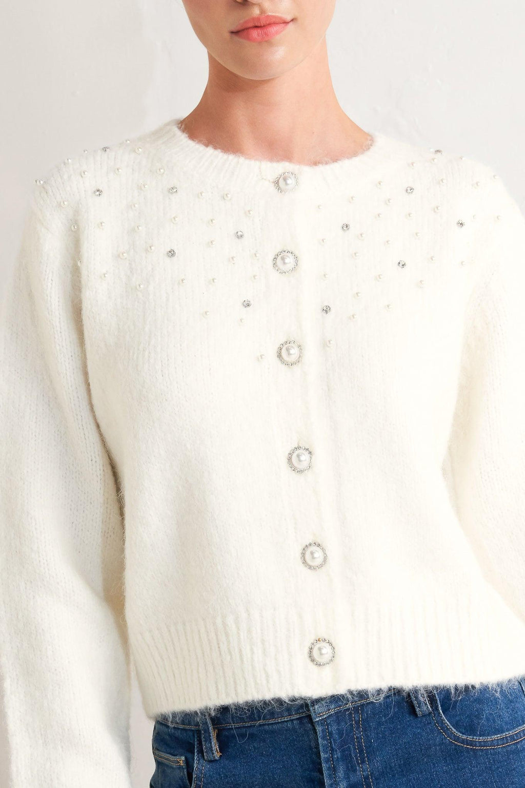 ANGEL TOUCH SWEATER KNIT CARDIGAN Flying Tomato