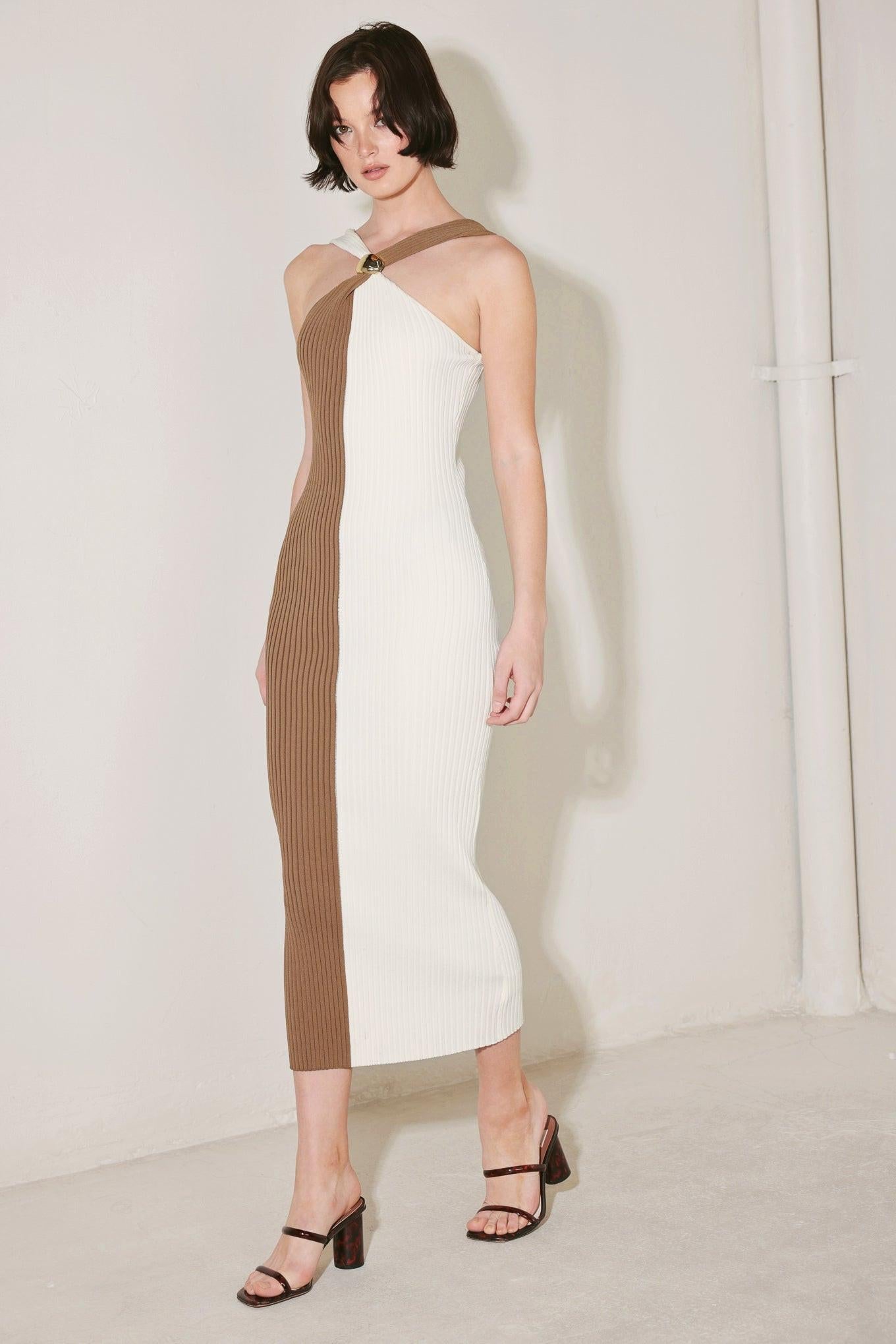 HEADLINER ENERGY SWEATER KNIT MIDI DRESS Flying Tomato