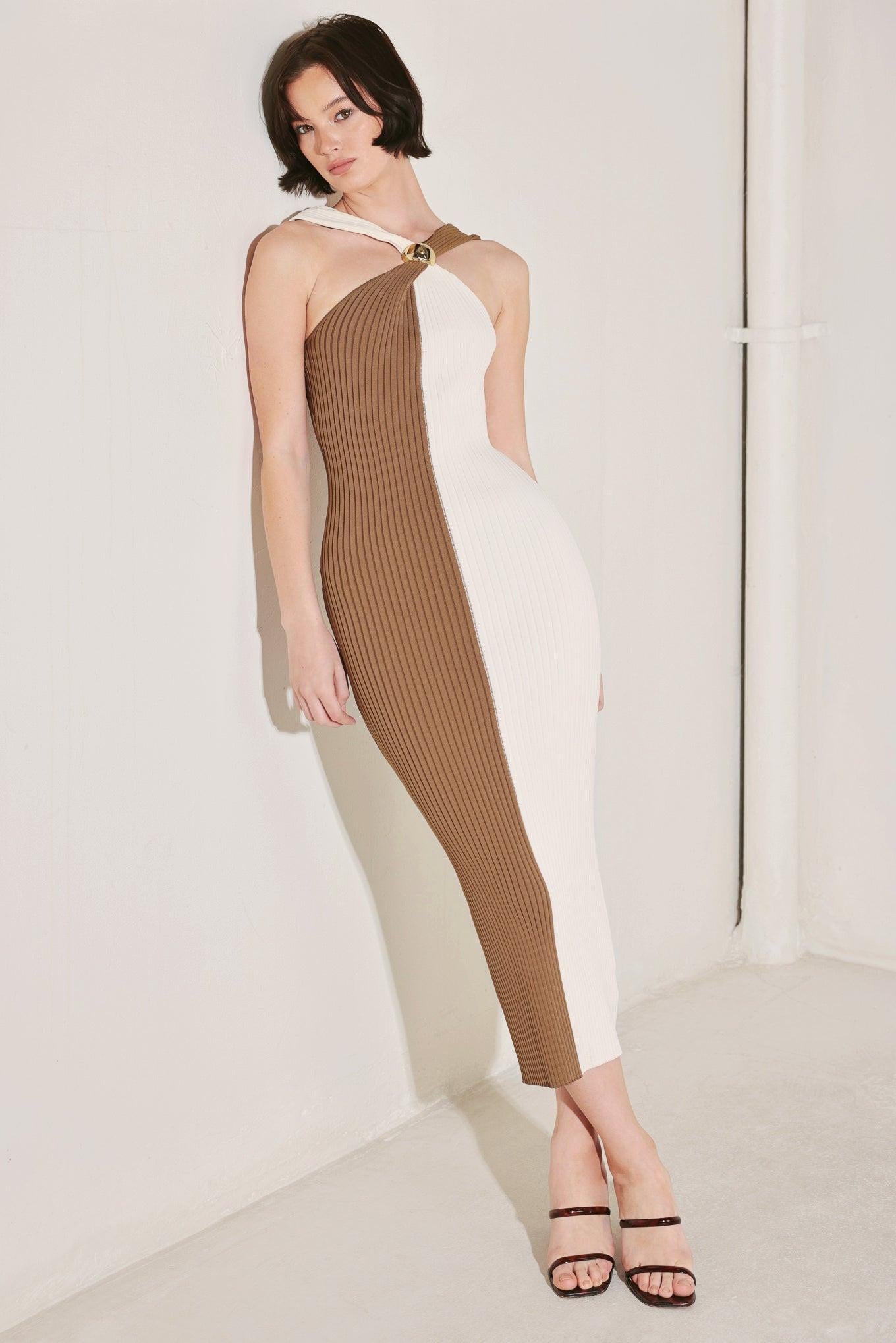 HEADLINER ENERGY SWEATER KNIT MIDI DRESS Flying Tomato