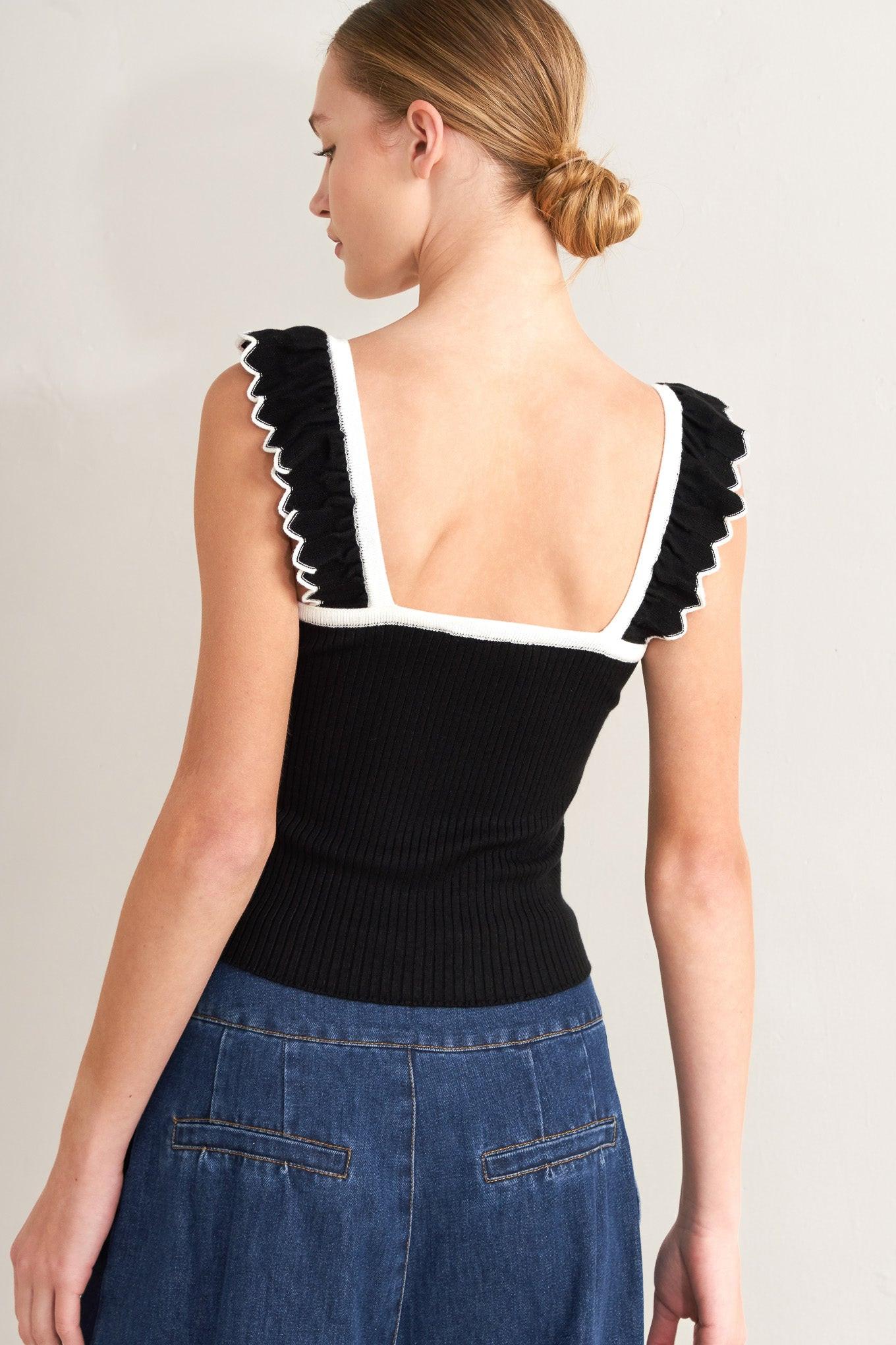 COFFEE DATE CHIC SWEATER KNIT TOP Flying Tomato