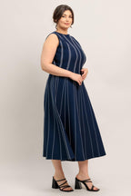 PERFECTLY POISED JACQUARD SWEATER MIDI DRESS Flying Tomato