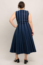 PERFECTLY POISED JACQUARD SWEATER MIDI DRESS Flying Tomato