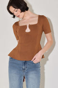 GOLDEN GLOW MOMENT SWEATER TOP Flying Tomato
