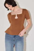GOLDEN GLOW MOMENT SWEATER TOP Flying Tomato