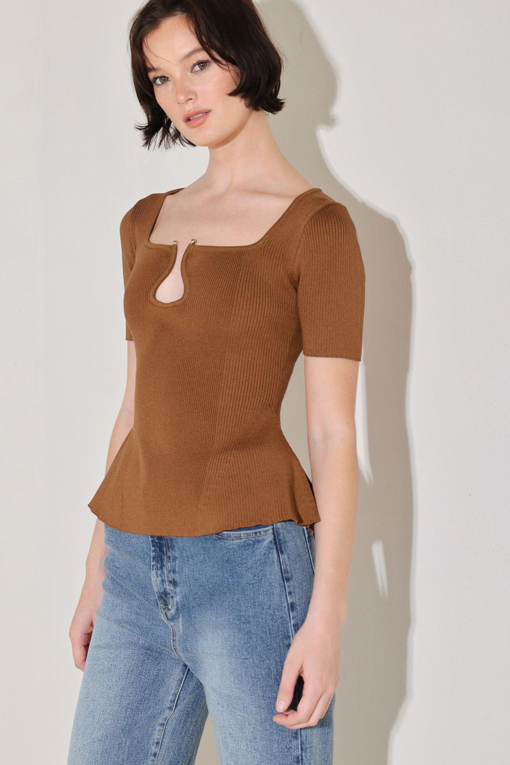 GOLDEN GLOW MOMENT SWEATER TOP Flying Tomato