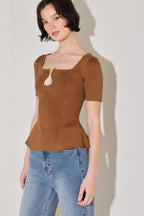 GOLDEN GLOW MOMENT SWEATER TOP Flying Tomato