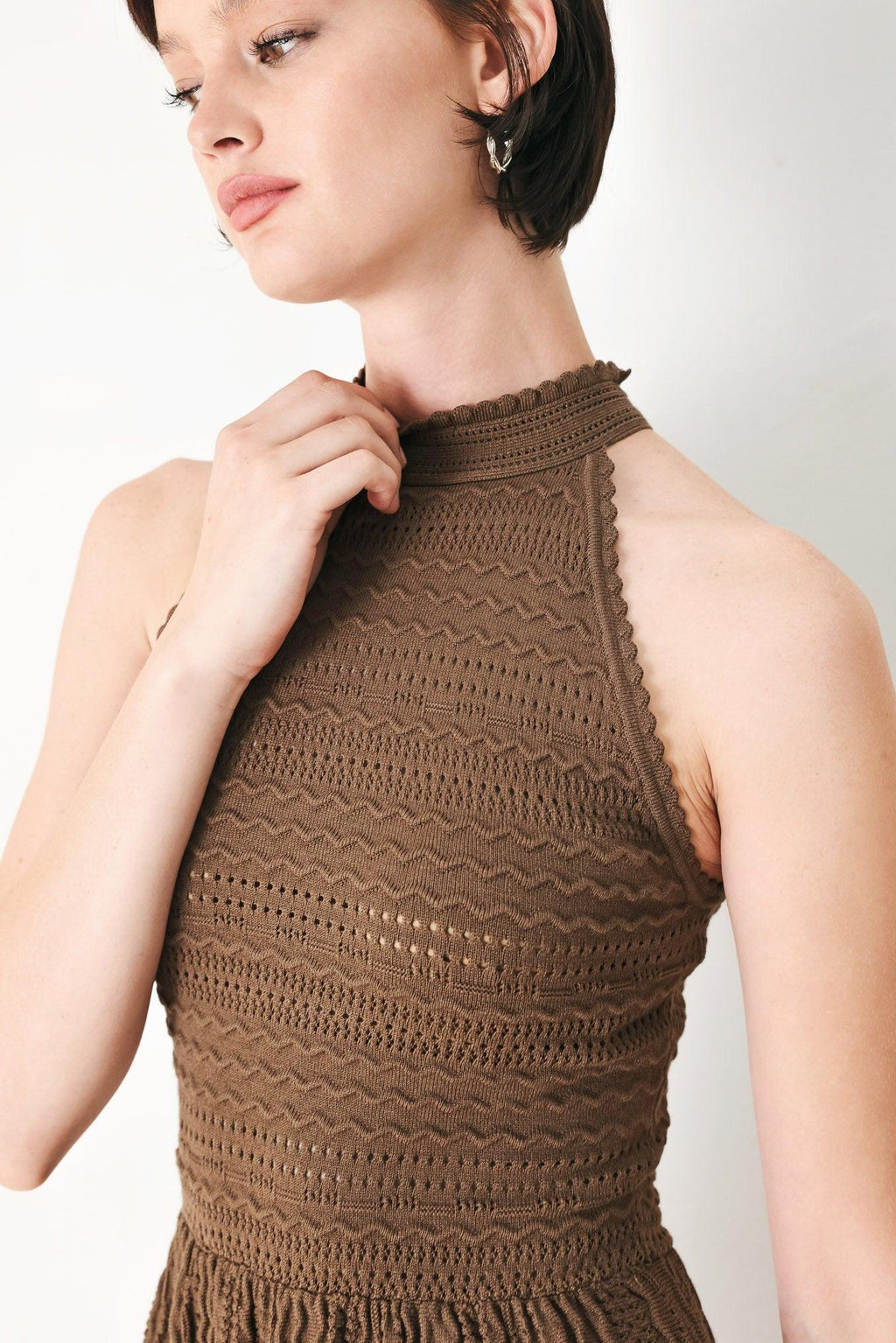 SWEET LATTE SWEATER KNIT MINI DRESS Flying Tomato