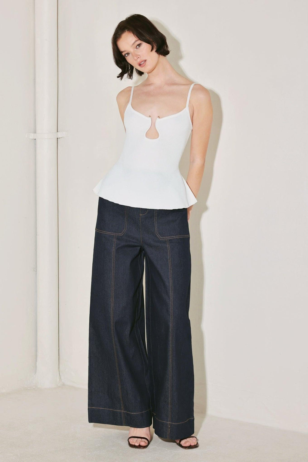 AFTER HOURS ICON SWEATER KNIT CAMI TOP Flying Tomato