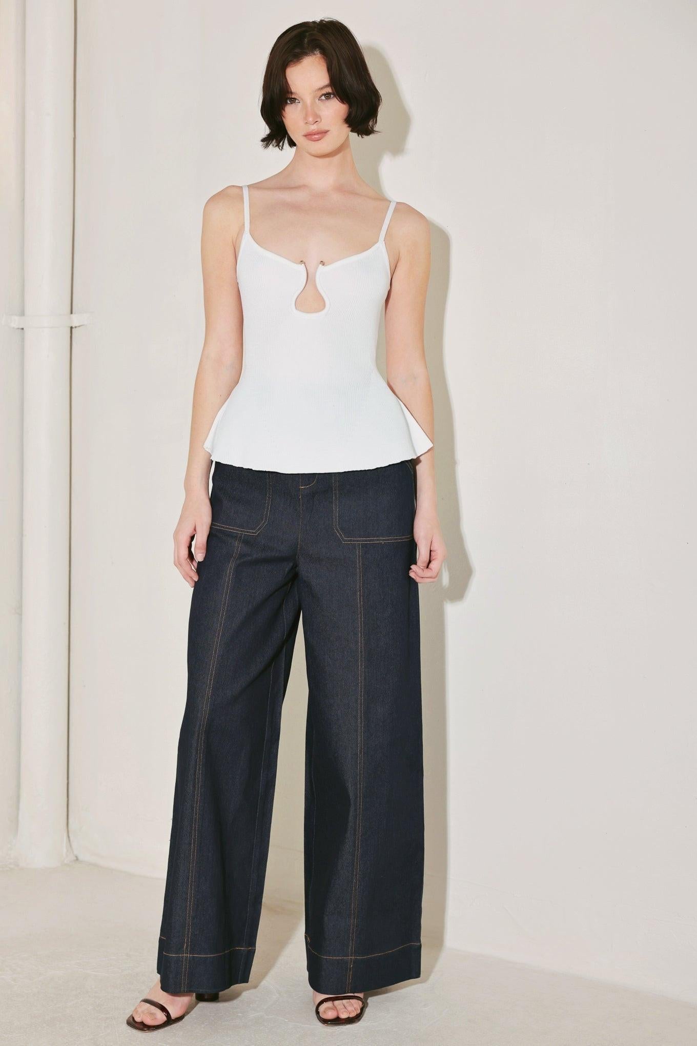 AFTER HOURS ICON SWEATER KNIT CAMI TOP Flying Tomato