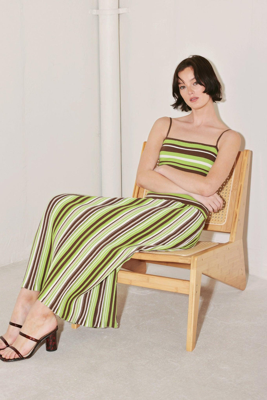 FESTIVAL FREQUENCY SWEATER KNIT MIDI DRESS Flying Tomato
