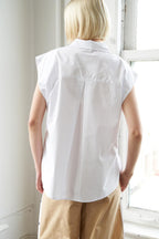 MUCH TO CELEBRATE POPLIN TOP Flying Tomato