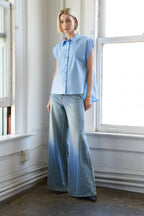 MUCH TO CELEBRATE POPLIN TOP Flying Tomato