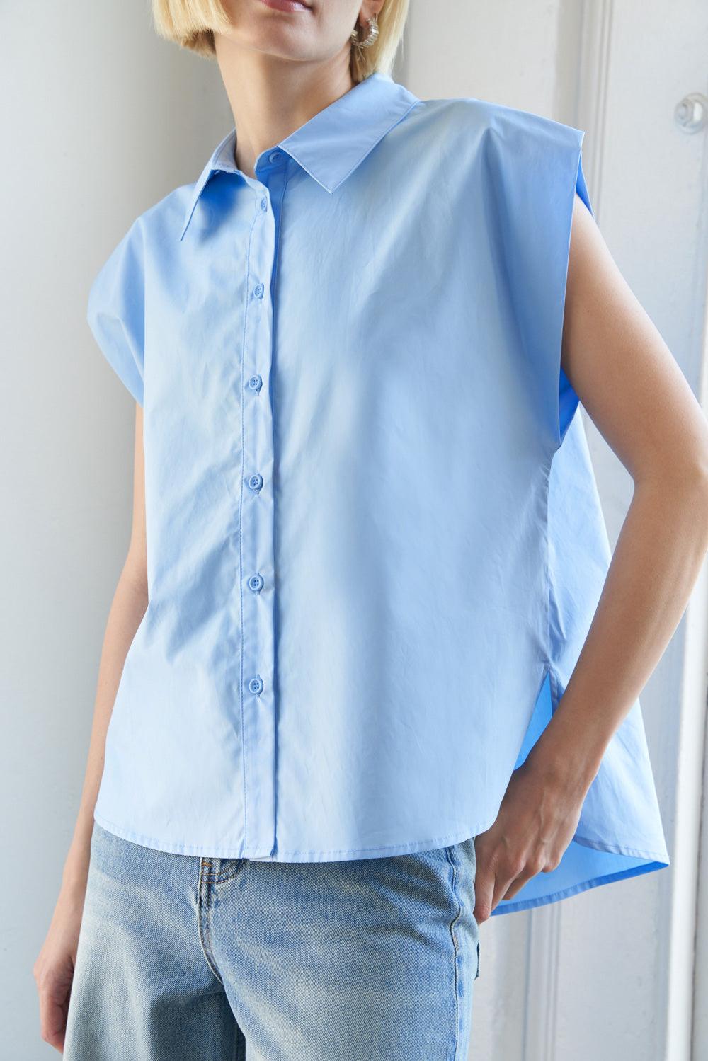 MUCH TO CELEBRATE POPLIN TOP Flying Tomato