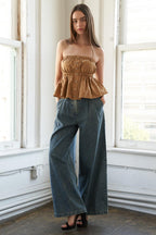 DARLING IMAGE WOVEN TOP Flying Tomato