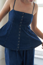 AUTHENTIC MOMENTS LIGHTWEIGHT DENIM TOP Flying Tomato