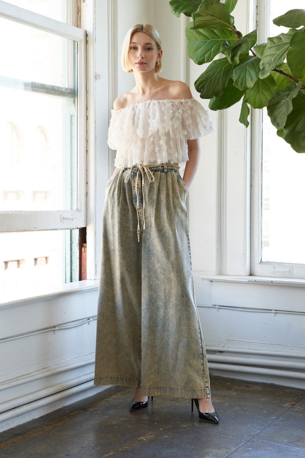 LOVE GALORE EMBELLISHED TOP Flying Tomato