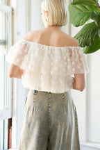 LOVE GALORE EMBELLISHED TOP Flying Tomato