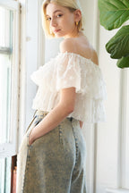 LOVE GALORE EMBELLISHED TOP Flying Tomato