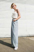 SUMMERY DARLING WOVEN TOP Flying Tomato