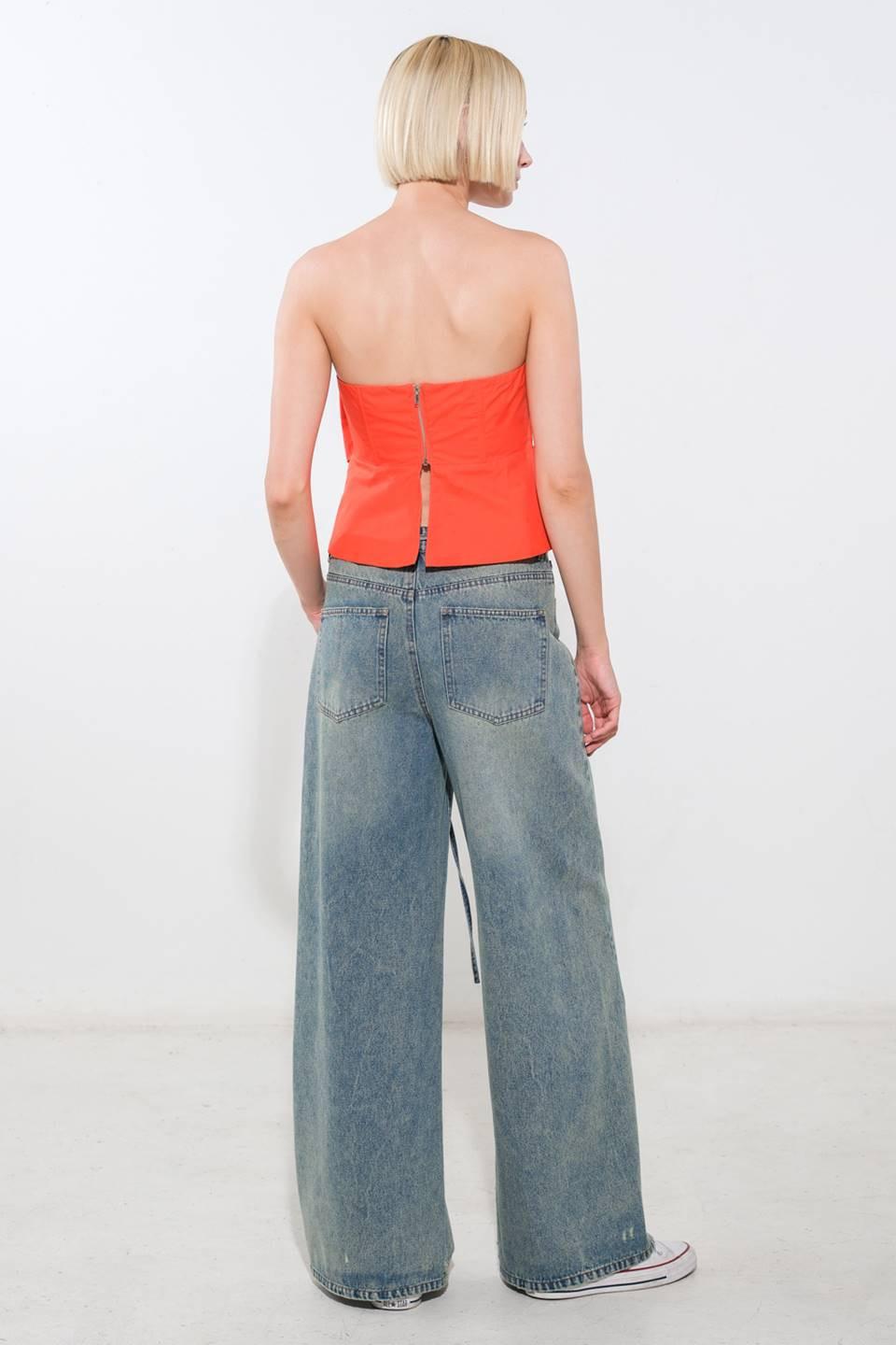 SUNSHINE SELECTION WOVEN TOP Flying Tomato