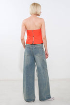 SUNSHINE SELECTION WOVEN TOP Flying Tomato