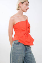 SUNSHINE SELECTION WOVEN TOP Flying Tomato