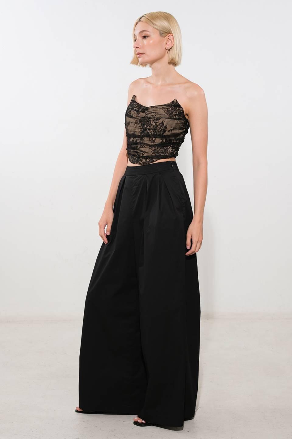 BE THE EXCEPTION LACE CROP TOP Flying Tomato