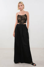 BE THE EXCEPTION LACE CROP TOP Flying Tomato