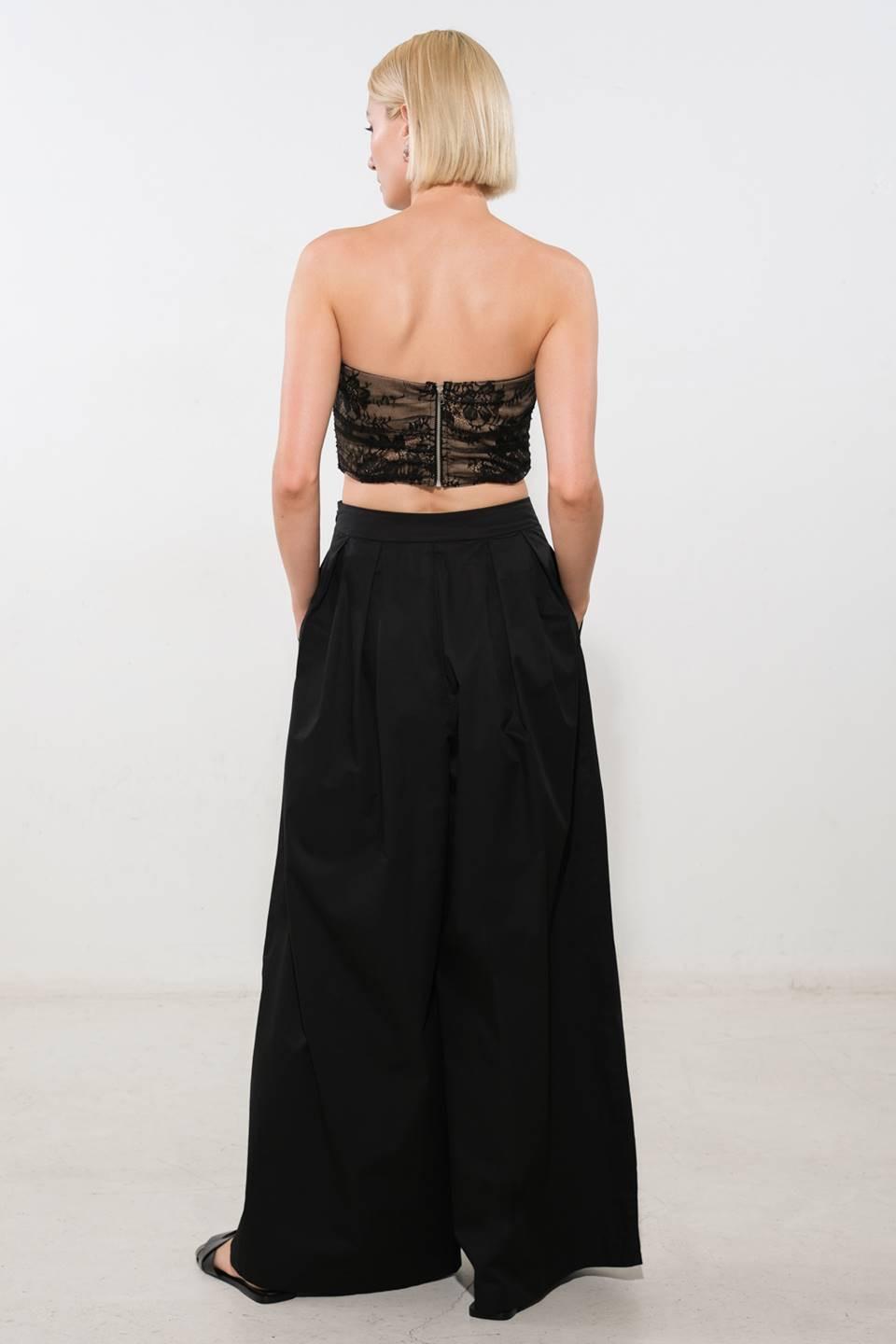 BE THE EXCEPTION LACE CROP TOP Flying Tomato