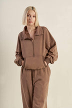 DELIGHTFUL DRAPE FRENCH TERRY SWEATSHIRT Flying Tomato