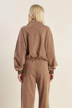 DELIGHTFUL DRAPE FRENCH TERRY SWEATSHIRT Flying Tomato