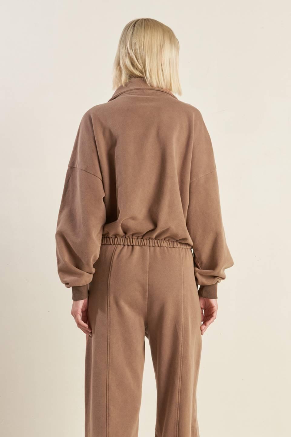 DELIGHTFUL DRAPE FRENCH TERRY SWEATSHIRT Flying Tomato