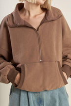 DELIGHTFUL DRAPE FRENCH TERRY SWEATSHIRT Flying Tomato