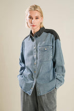 MY LOVE FOR YOU DENIM SHIRT Flying Tomato