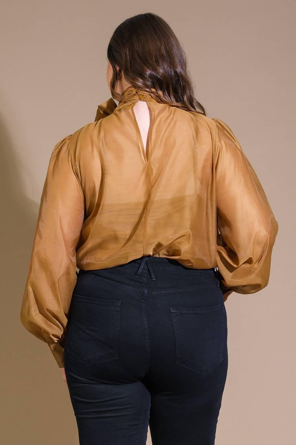 ON THIS DAY ORGANZA TOP Flying Tomato