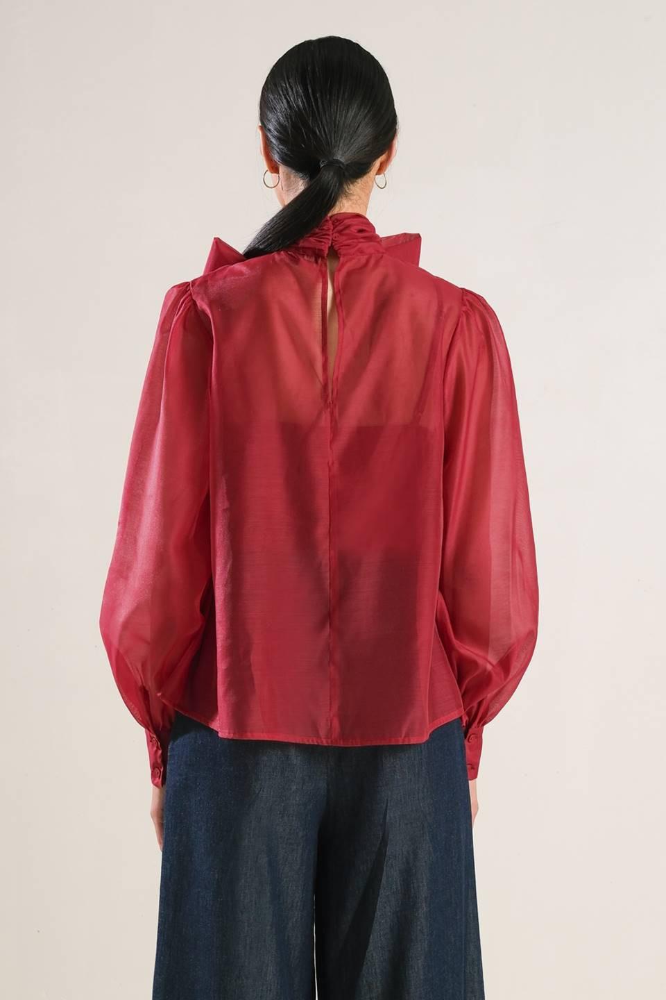 ON THIS DAY ORGANZA TOP Flying Tomato