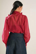 ON THIS DAY ORGANZA TOP Flying Tomato