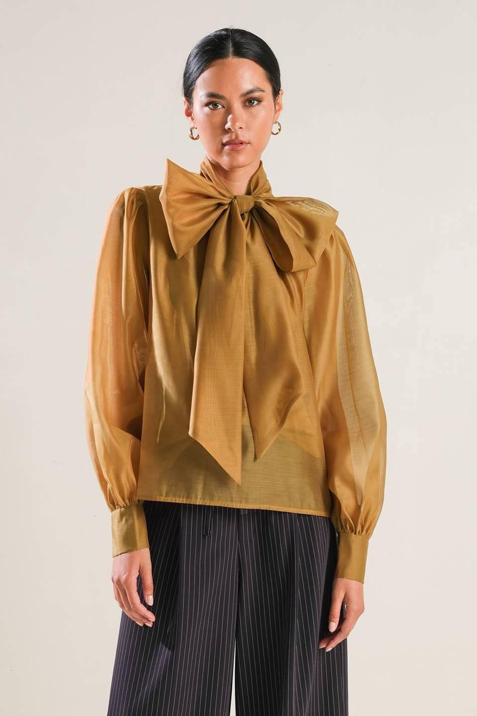 ON THIS DAY ORGANZA TOP Flying Tomato