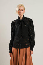 PATRIOTIC PRINCESS WOVEN LACE TOP Flying Tomato