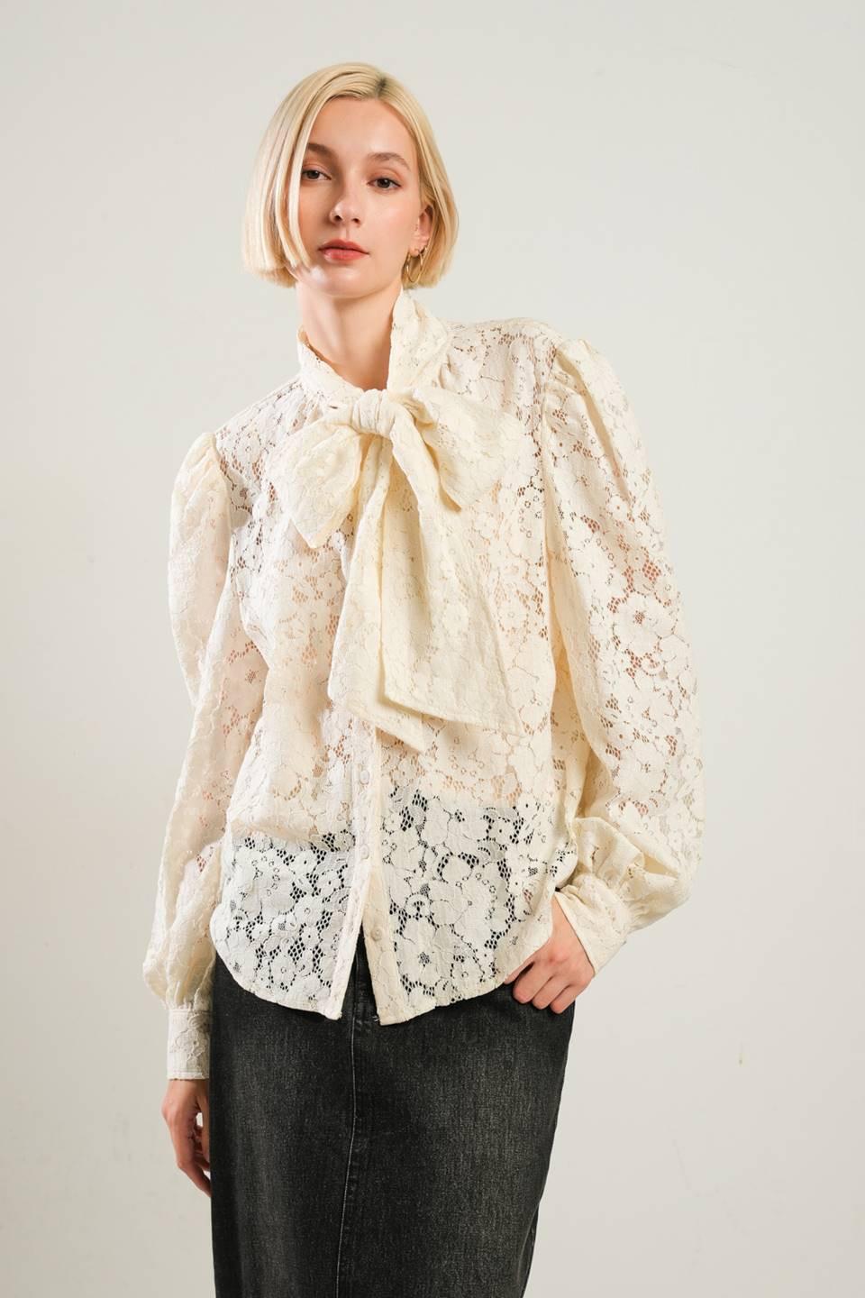 PATRIOTIC PRINCESS WOVEN LACE TOP Flying Tomato