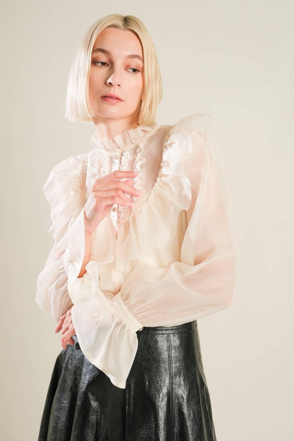 TO MY LOVE WOVEN BLOUSE Flying Tomato