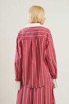 BEHIND THE GRIN WOVEN TOP Flying Tomato