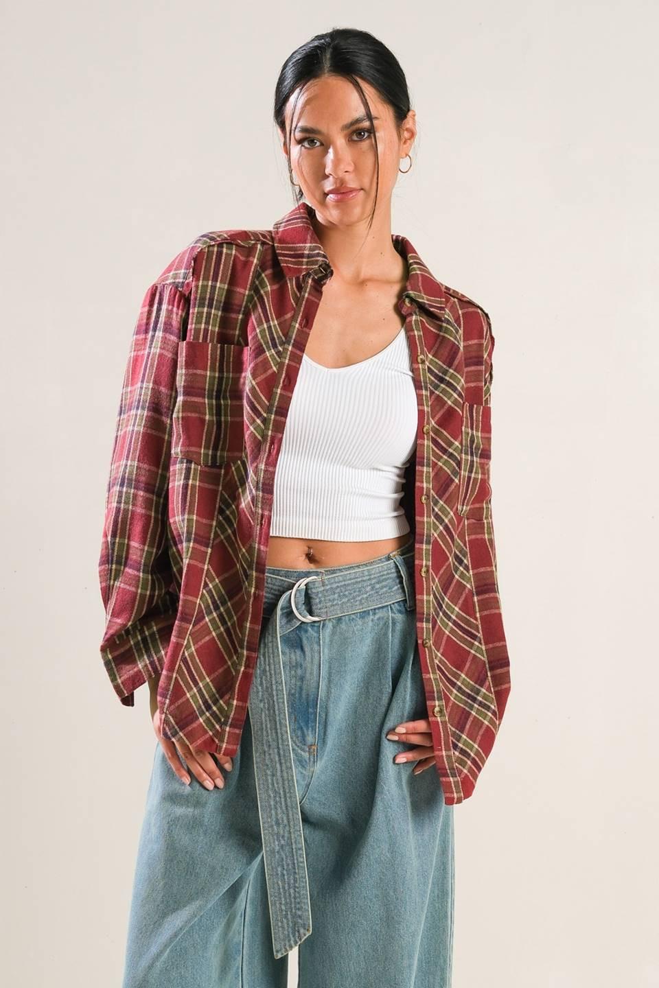 TIMELESS CHARM WOVEN TOP Flying Tomato